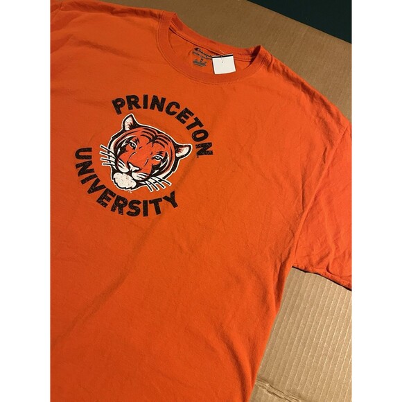 Princeton University Tigers NCAA Ivy League Short Sleeve Champion T-Shirt Tee XL - Picture 4 of 7
